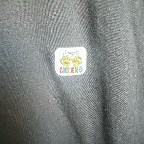 Barney Cools “Cheers” Mens T-Shirt XL Black - Picture 4 of 4